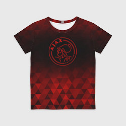 Футболка детская Ajax red poly, цвет: 3D-принт