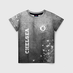 Футболка детская Chelsea - grey gradient вертикально, цвет: 3D-принт