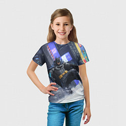 Футболка детская Бэтмен на снегу, цвет: 3D-принт — фото 2