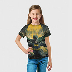 Футболка детская Бэтмен с поднятыми кулаками, цвет: 3D-принт — фото 2