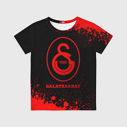 Футболка детская Galatasaray - red gradient, цвет: 3D-принт