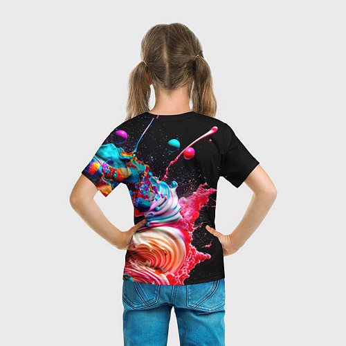 Детская футболка Все дуреют с этого десерта / 3D-принт – фото 6