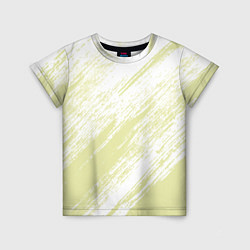 Футболка детская The color is white and yellow, цвет: 3D-принт