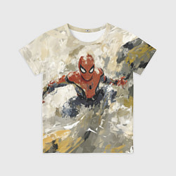 Футболка детская Человек - паук маслом, цвет: 3D-принт