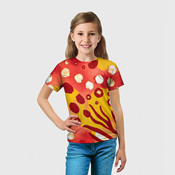 Футболка детская Африканский паттерн, цвет: 3D-принт — фото 2