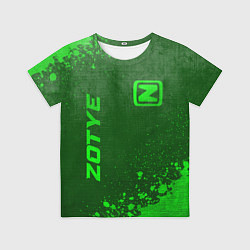 Футболка детская Zotye - green gradient вертикально, цвет: 3D-принт