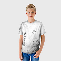 Футболка детская Genesis - white gradient вертикально, цвет: 3D-принт — фото 2