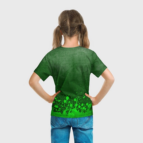 Детская футболка Everton - green gradient посередине / 3D-принт – фото 6