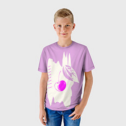Футболка детская Вишневый коллаж, цвет: 3D-принт — фото 2