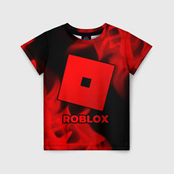 Футболка детская Roblox - red gradient, цвет: 3D-принт