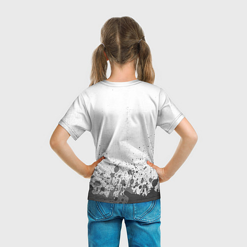 Детская футболка Tesla - white gradient посередине / 3D-принт – фото 6