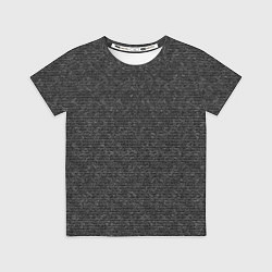 Футболка детская Тонкие полосы графитовый серый, цвет: 3D-принт