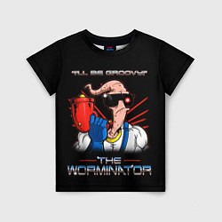 Футболка детская Jim - worminator, цвет: 3D-принт