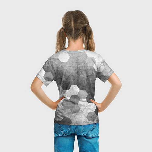 Детская футболка Dongfeng - grey gradient посередине / 3D-принт – фото 6