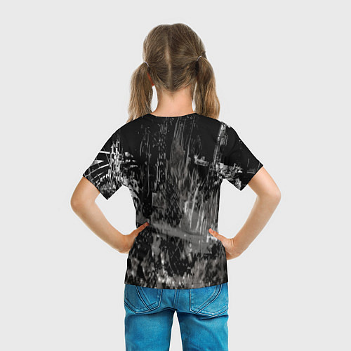 Детская футболка Бэтмен черно-белый стиль / 3D-принт – фото 6