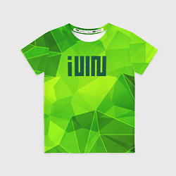 Футболка детская Gidle green poly, цвет: 3D-принт