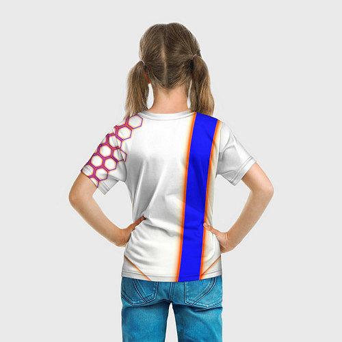 Детская футболка Borussia geometry sport / 3D-принт – фото 6