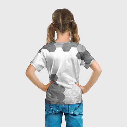 Детская футболка Yamaha - white gradient вертикально / 3D-принт – фото 6