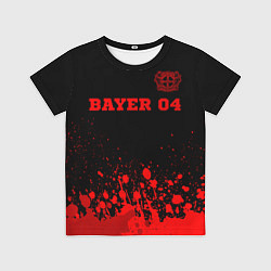 Футболка детская Bayer 04 - red gradient посередине, цвет: 3D-принт