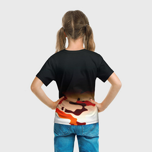 Детская футболка Roma камуфляжный стиль / 3D-принт – фото 6