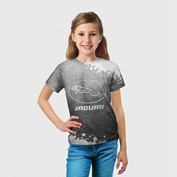 Футболка детская Jaguar - grey gradient, цвет: 3D-принт — фото 2