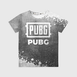 Футболка детская PUBG - grey gradient, цвет: 3D-принт