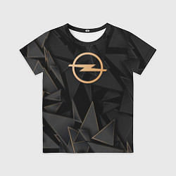 Футболка детская Opel golden poly, цвет: 3D-принт