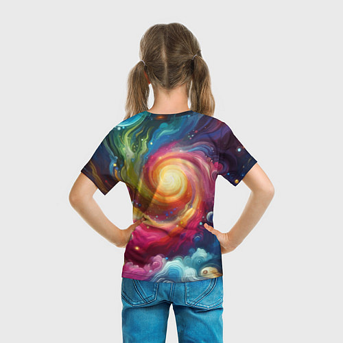 Детская футболка Funny dalmatian puppy - ai art / 3D-принт – фото 6