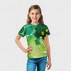 Футболка детская Вдохновленный природой, цвет: 3D-принт — фото 2
