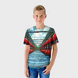 Футболка детская Зал Муай Тай, цвет: 3D-принт — фото 2