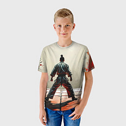 Футболка детская Боец боевых искусств, цвет: 3D-принт — фото 2
