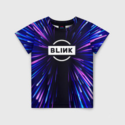 Футболка детская Blackpink neon energy, цвет: 3D-принт
