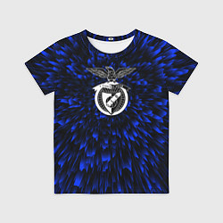 Футболка детская Benfica blue energy, цвет: 3D-принт