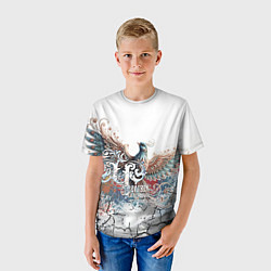 Футболка детская Человек и Родина, цвет: 3D-принт — фото 2