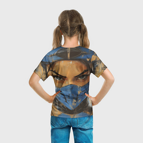 Детская футболка Китана портрет / 3D-принт – фото 6