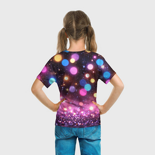 Детская футболка Inzoi кошечка и логотип / 3D-принт – фото 6