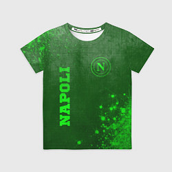 Футболка детская Napoli - green gradient вертикально, цвет: 3D-принт