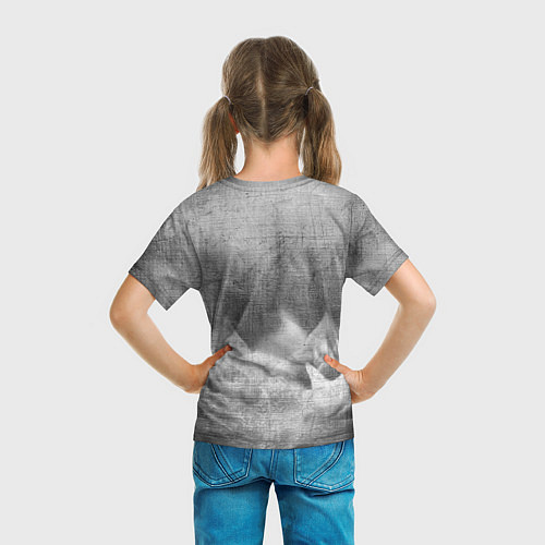 Детская футболка Stumble Guys - grey gradient посередине / 3D-принт – фото 6