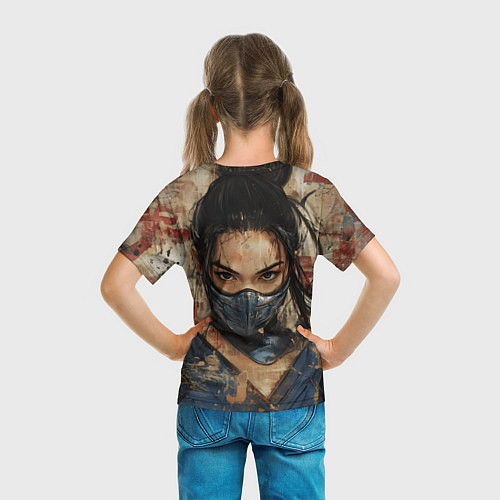 Детская футболка Китана в китайском стиле / 3D-принт – фото 6