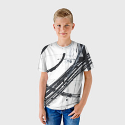 Футболка детская Графичная абстракция, цвет: 3D-принт — фото 2