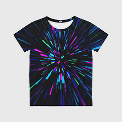 Футболка детская Neon rods, цвет: 3D-принт