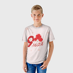 Футболка детская 9 мая со звездами, цвет: 3D-принт — фото 2