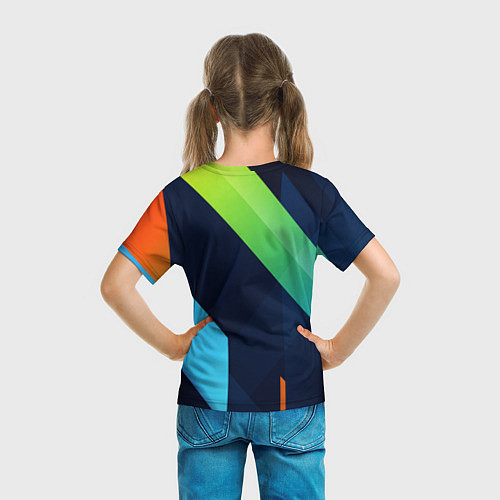 Детская футболка Multicolored / 3D-принт – фото 6