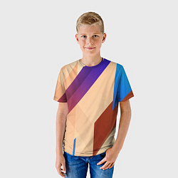 Футболка детская Multicolored, цвет: 3D-принт — фото 2