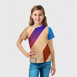 Футболка детская Multicolored, цвет: 3D-принт — фото 2
