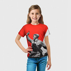 Футболка детская Победа 9 мая командир, цвет: 3D-принт — фото 2