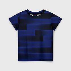 Футболка детская Color blue square, цвет: 3D-принт