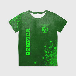 Футболка детская Benfica - green gradient вертикально, цвет: 3D-принт