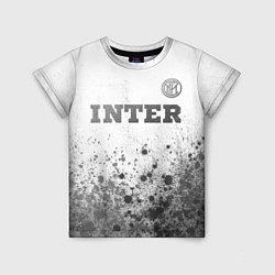 Футболка детская Inter - white gradient посередине, цвет: 3D-принт