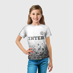 Футболка детская Inter - white gradient посередине, цвет: 3D-принт — фото 2